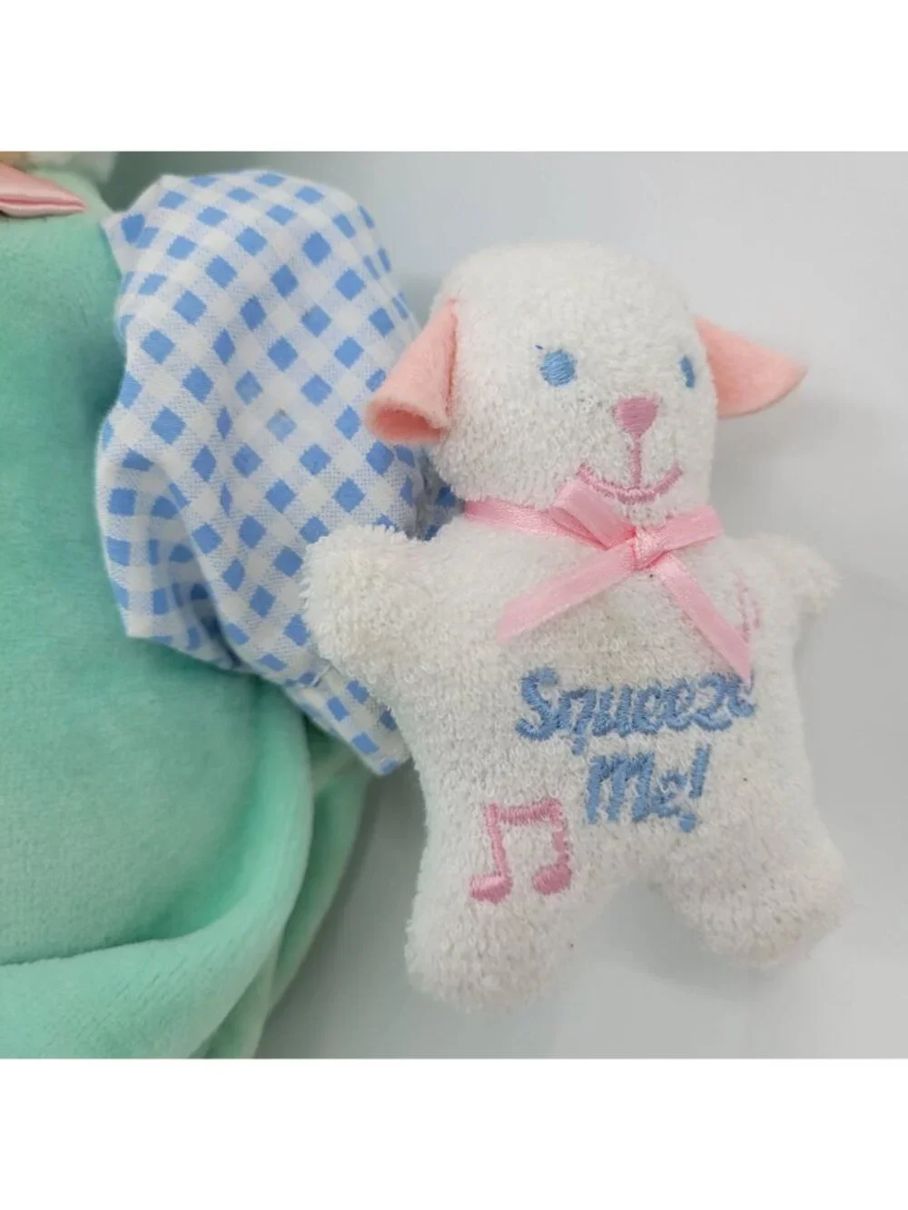 Eden Nursery Classics Rock-a-Bye Lamb Plush Pastel Lovey w/ Tags NO SOUND